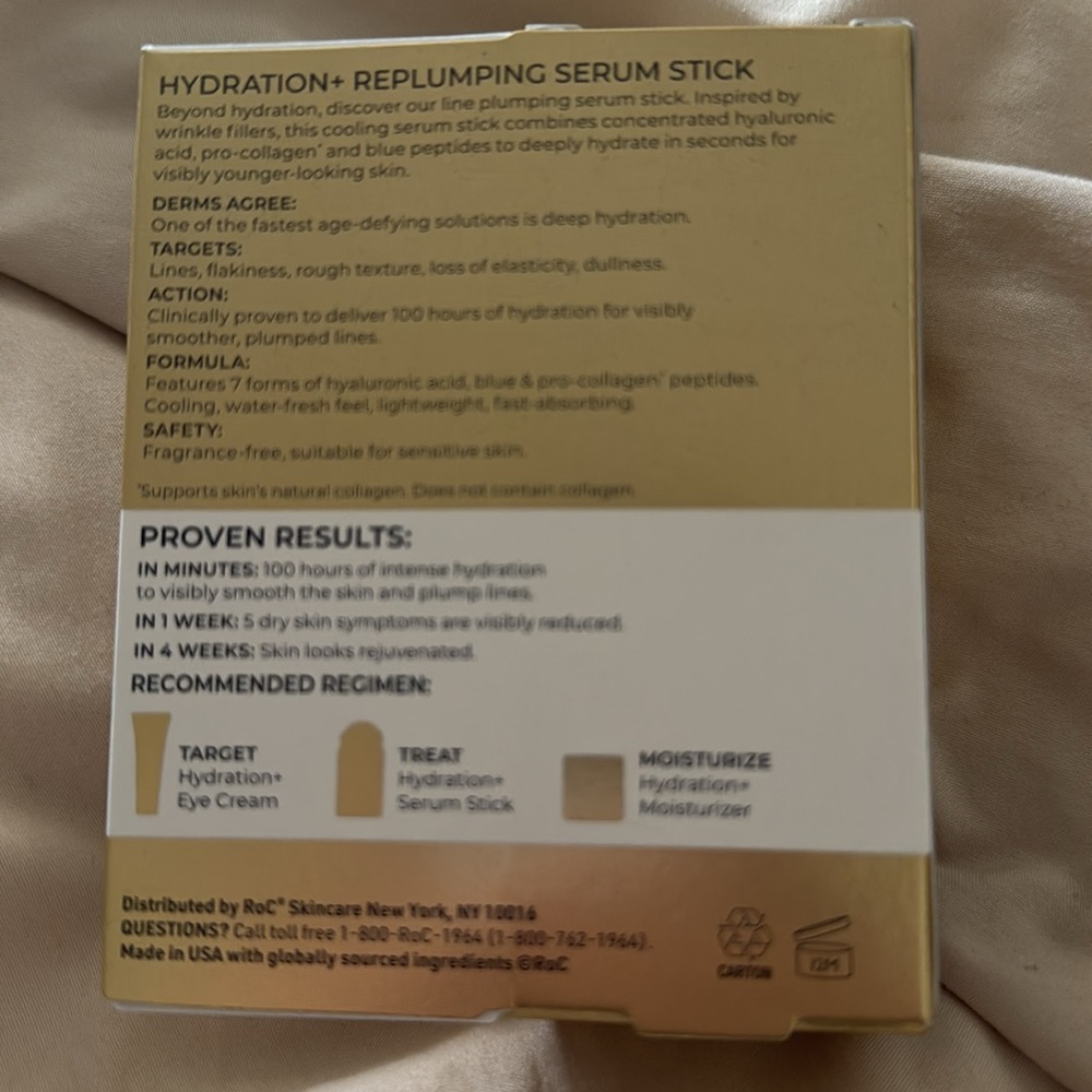 BNIB ROC HYDRATION REPLUMPING SERUM STICK - Picture 2 of 2